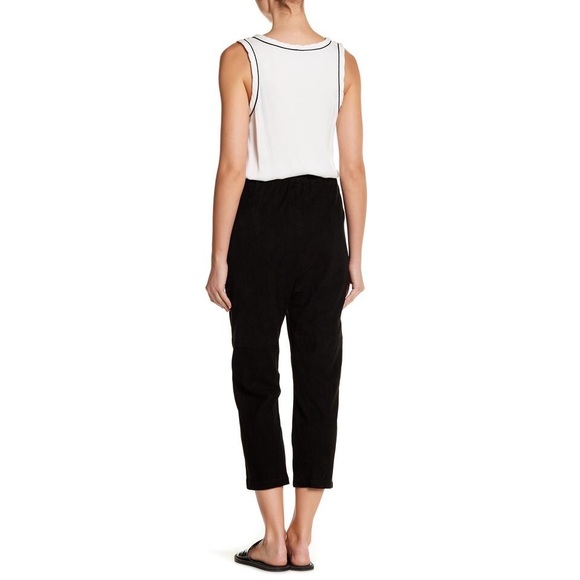 NWT Vince 💯 leather suede jogger pants black - Picture 5 of 5